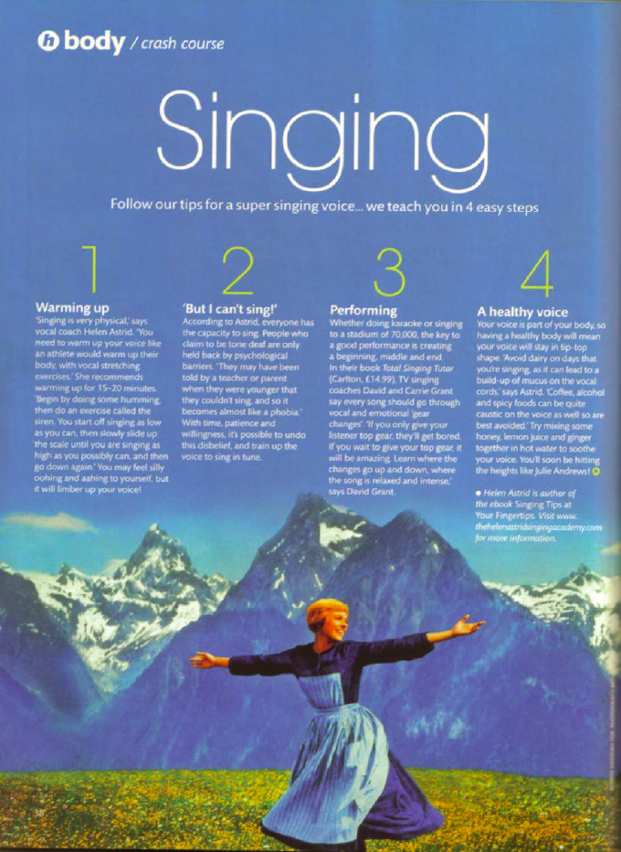 Healthy magazine article part 2 scanned